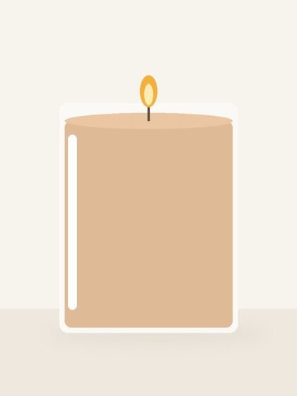 Vela artesanal de canela y naranja dulce, edición de temporada 8 oz · Canela y naranja